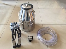 New 304 Stainless Steel Portable Cow Milker Milking Machine ix