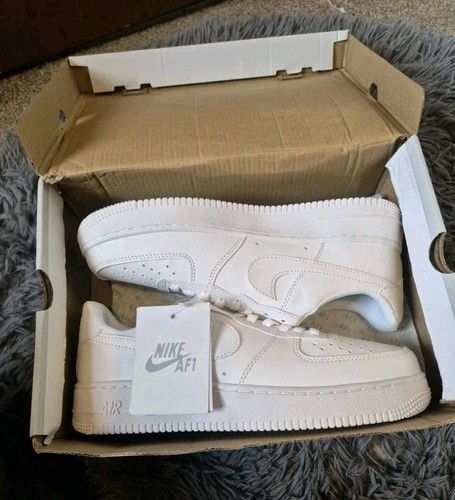 White af1 trainers - af1, with