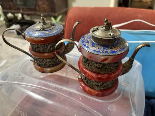 Tibetan teapot lot - tibetan,