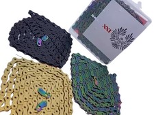 SRAM Eagle XX1 12 speed Chain Hollow Pin 126 Links - Gold Rainbow Black Copper