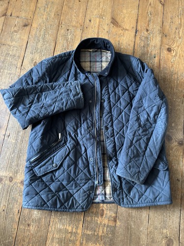 Barbour men navy quilted - men's,