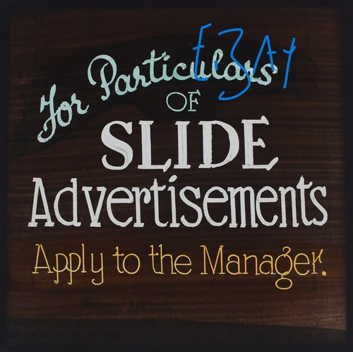 Slide advertisments notice - slide,