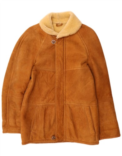 Vintage mens shearling - shearling, jacket