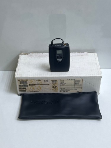 Shure microphone transmitter - microphone,
