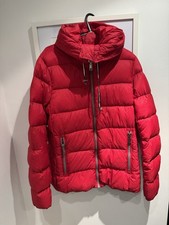 Genuine Tommy Hilfiger Down Puffer Jacket Red Small TW7SN0704 Men’s Hooded Coat