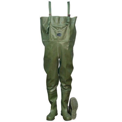 Tigar rubber chest waders - rubber,