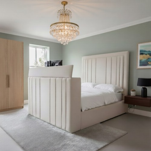 Panel bed frame plush - frame,