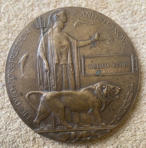 Genuine ww1 death plaque - death,