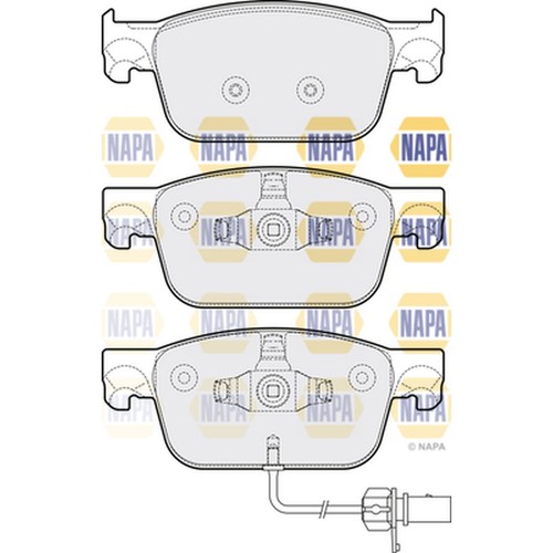 Brake pads set - set, a5