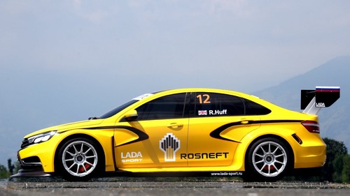 Lada sport car yellow sports - sport,