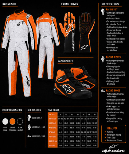 Kart racing suit cik - racing, cik/fia