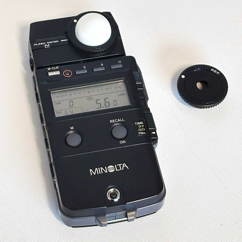 Minolta flash meter with - iv,