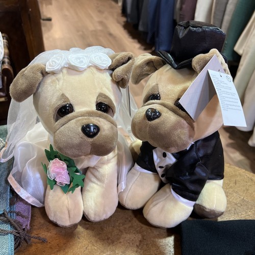 Cute bride and - and, teddy