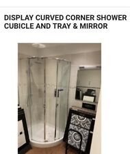 Curved Corner Shower Cubicle With Tray