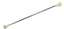 Dance Baton InterAdvanced Majorette Twirler Twirling Tensile Steel Silver Shaft 