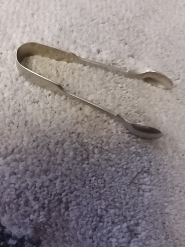 Vintage sugar tongs - vintage, silver