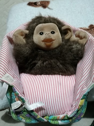 Little monkey lost plush - 12",