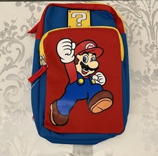 SUPER MARIO  SLING BAG CASE Backpack NINTENDO DS 3DS 2DS Lunch Bag School 