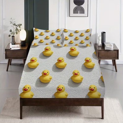 Cartoon rubber duck - 17.cartoon, fitted