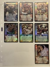 RARE FOIL Street Fighter Zangief Character, Attack, Asset & Foundation UFS Cards