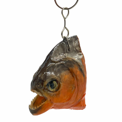 Predator piranha head keyring - head,