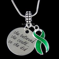 Fight Green Awareness Ribbon
