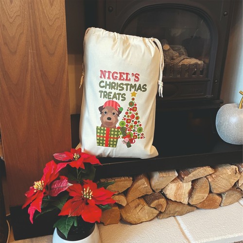 Personalised dog santa norfolk - personalised,