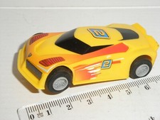 9V MICRO Scalextric - Hyper Car Yellow #2 - Nr. Mint