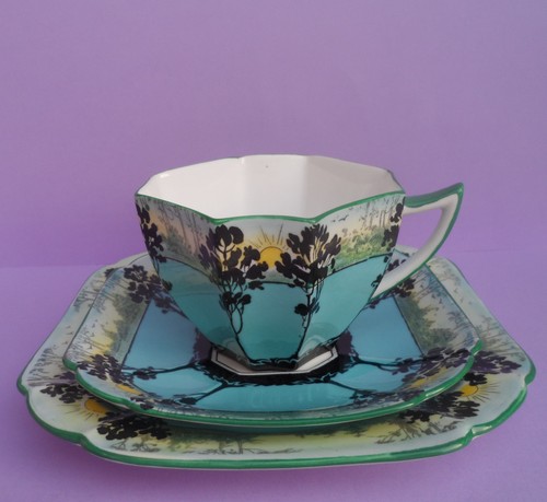Shelley art deco trees - shelley,
