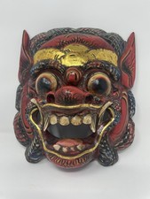 Barong Rangda Wooden Mask Bali