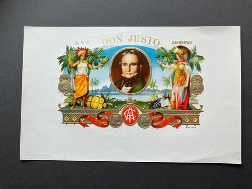 Vintage don justo cigar box - vintage,