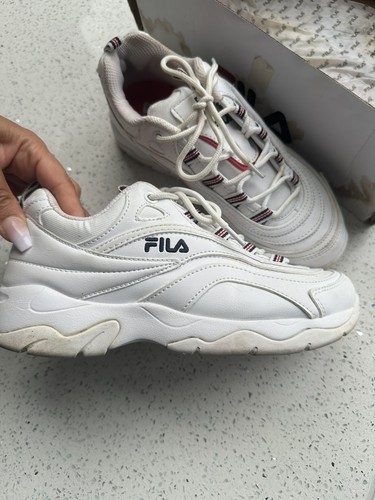 Fila white leather low top - fila,
