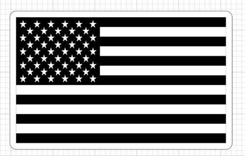 Sticker american flag - american,