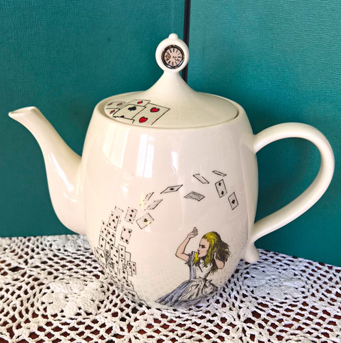 White ceramic alice - white,