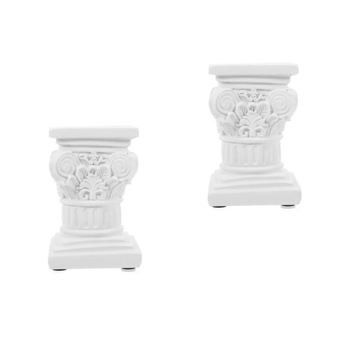 2pcs white roman pillar - roman,