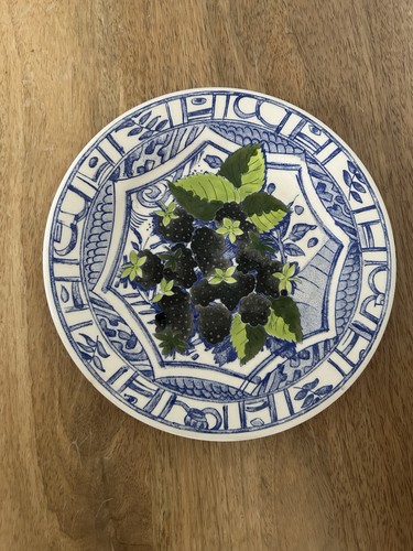 Gien france oiseau bleu fruits - france,