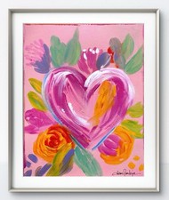 Heart Original Art 11x14