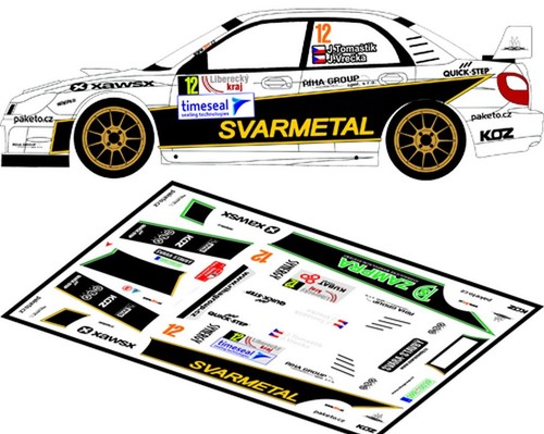 Decals subaru impreza wrc - decals,