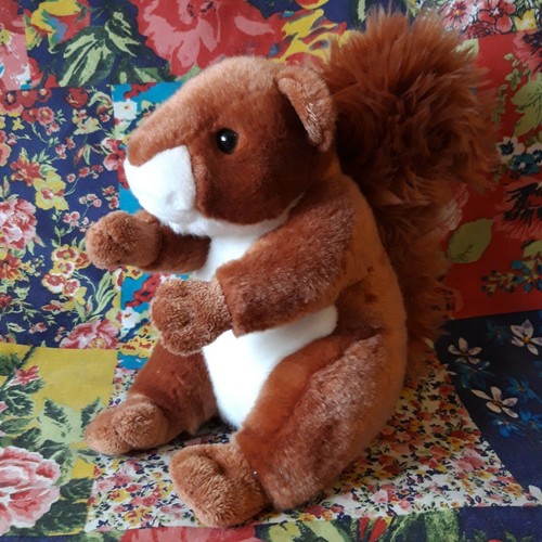 Keel toys red squirrel soft - toys, 8"