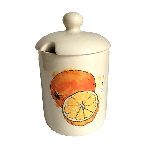 Waitrose marmalade pot - pot, emma
