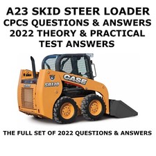 A23 Skid Steer Loader CPCS New