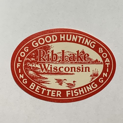 Vtg rib lake - vtg, good