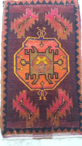 2x3 antique handmade - handmade, rug