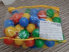 100 Piece Play Balls Set – Multi-Colour Soft Plastic Ball Pit Balls for Kids