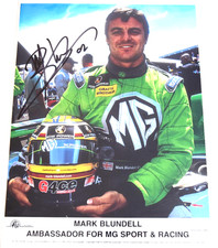 Mark Blundell AUTOGRAPHED