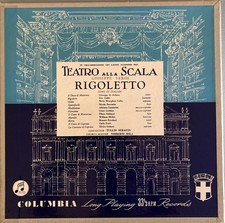NM COLUMBIA 33CS 1324-26. 1st ED. VERDI: RIGOLETTO.  CALLAS/GOBBI. DI STEFANO.