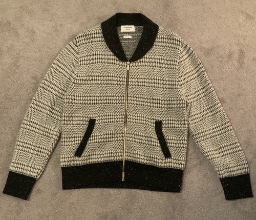 Thom browne knit bomber jacket - knit,
