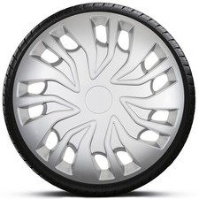 MOTORHOME 16" SILVER DEEP DISH WHEEL TRIMS CAPS FAS