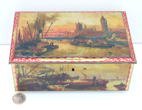 Art deco antique casket - deco,