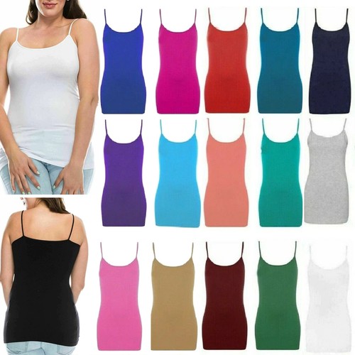 Women longline cami vest top - cami,